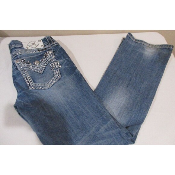 Miss Me Easy Boot Jeans Womens Sz 10/29x31" Blue Rise 8 - Picture 2 of 15